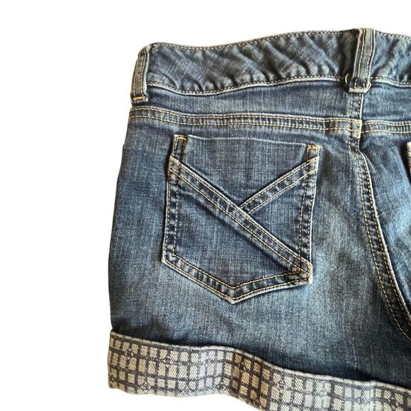 Tommy Hilfiger Shorts Girls 16 Low Rise Cuffed Denim Stretch (W28 L2) - Picture 11 of 12